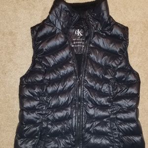 Calvin Klein Black Ladies Down Vest